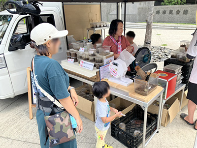 出店の様子